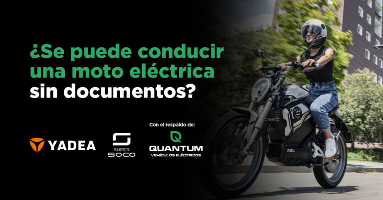 ¿Se puede conducir una moto eléctrica sin documentos?